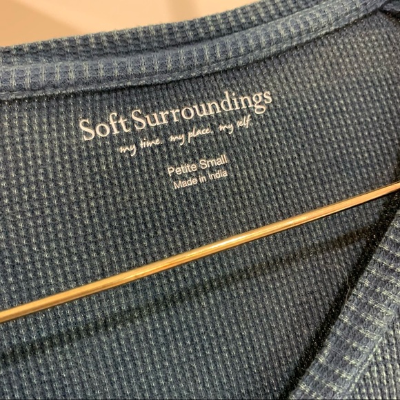 Soft Surroundings Lara Waffle Knit Dress, Petite S - Picture 3 of 10